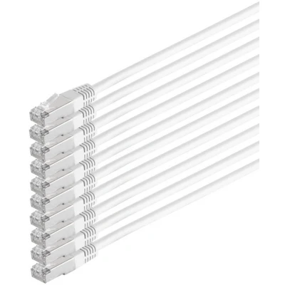 Afbeelding van Shiverpeaks S/CONN maximale connectiviteit Netwerkkabel patchkabel, cat 6, S/FTP, PIMF, halogeenvrij, VE10 (1 m),