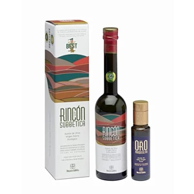 Afbeelding van Rincón de la Subbética 500 ml en Parqueoliva Serie Oro 100 Geschenkverpakking Spaanse Extra Vergine Olijfolie