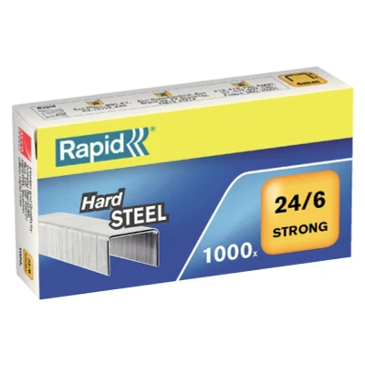 Afbeelding van Nieten Rapid 24/6 staal strong 1000 stuks