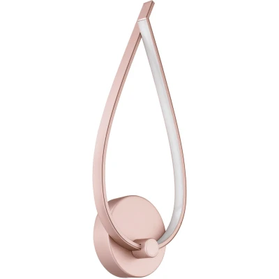 Afbeelding van EGLO Palozza Wandlamp LED 42,5 cm Rozegoud/Wit