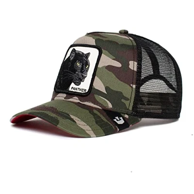 Afbeelding van Goorin Bros The Panther Camouflage A Frame Adjustable Trucker Cap One Size