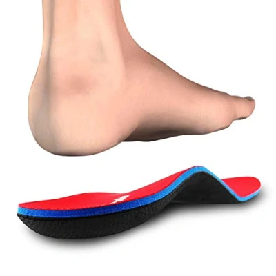 Afbeelding van PCSsole Orthopedische Inlegzolen Steunzool Comfortabele voor platte voeten, voetpijn, fasciitis plantaris, hielspoor, dames en heren (EU41 42(27cm))
