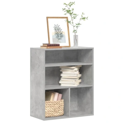Afbeelding van vidaXL Boekenkast 60x30x71,5 cm bewerkt hout betongrijs