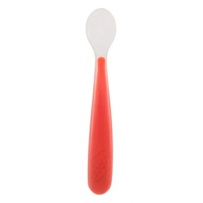 Afbeelding van Chicco 6828700000 zachte lepel siliconen 6 maanden en omhoog watermeloen