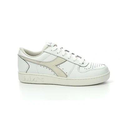 Afbeelding van Diadora Magic Basket Sneakers laag, Dames, Maat: 41, White/lilac marble Leer en textiel
