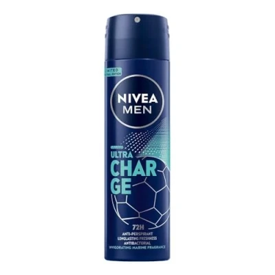 Afbeelding van 6x Nivea Men Deospray Ultra Charge 150ml