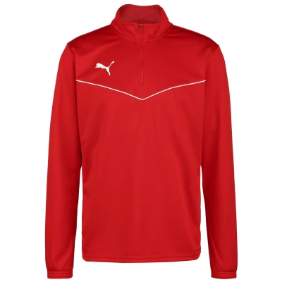 Afbeelding van Puma Teamrise Sweatshirt 1/4 Rits Rood Maat S