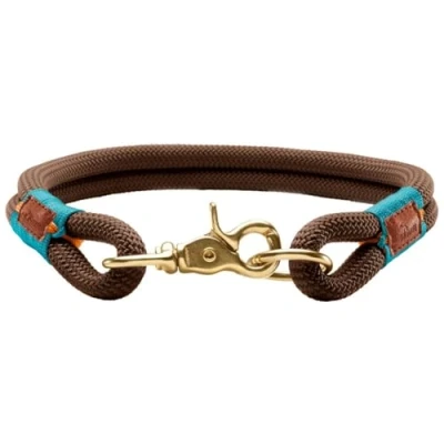 Afbeelding van HUNTER OSS hondenhalsband, maritiem, nautisch, L, bruin