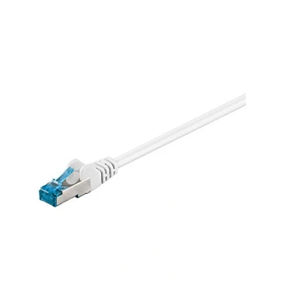 Afbeelding van S/FTP CAT6a 10 Gigabit netwerkkabel / wit LSZH 1,5 meter