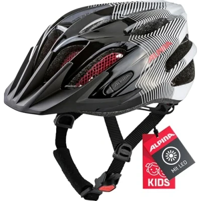 Afbeelding van Alpina Helm FB JR. 2.0 black white red gloss 50 55