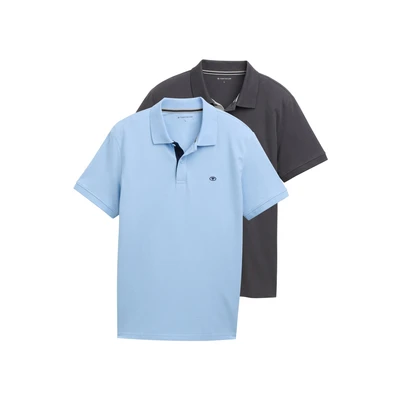 Afbeelding van TOM TAILOR Poloshirt voor heren, 32245 Washed Out Middenblauw, L