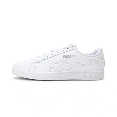Afbeelding van Puma Smash Unisex Sneakers laag, Maat: 42, White Leer en imitatieleer