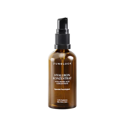 Afbeelding van JUNGLÜCK Hyaluron Contentraat Licht, gelachtig serum voor intensieve hydratatie en een frisse teint 1,4% Hyaluronzuur 50 ml