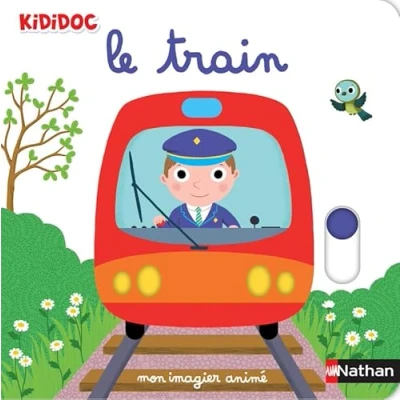 Afbeelding van Mon Imagier du train Livre animé Kididoc dès 1 an