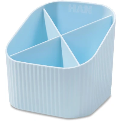 Afbeelding van Re Loop pennenbakje, PP, pastelblauw per 6