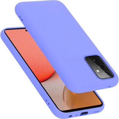 Afbeelding van Cadorabo Hoesje geschikt voor Samsung Galaxy A72 4G / 5G Case in LIQUID LICHT PAARS Beschermhoes TPU silicone Cover