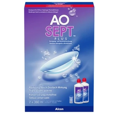 Afbeelding van Aosept Plus 10103633 contactlenzen 360 ml (2 Stuk)