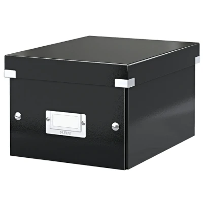 Afbeelding van Opbergbox Leitz WOW Click &amp; Store 200x148x250mm zwart