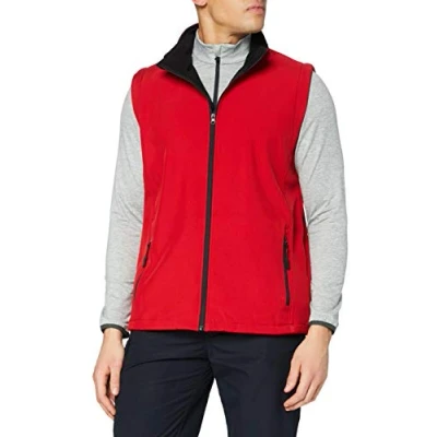 Afbeelding van Result Core Printable Softshell Bodywarmer R232M Red / Black L