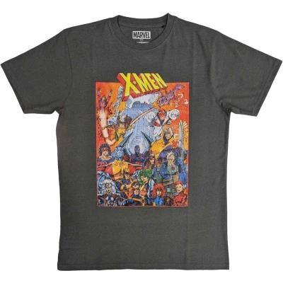 Afbeelding van Marvel The XMen Full Characters Heren T shirt 2XL Zwart