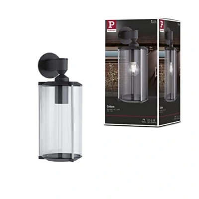 Afbeelding van Paulmann Wandlamp Buiten Klassiek IP44 Antraciet
