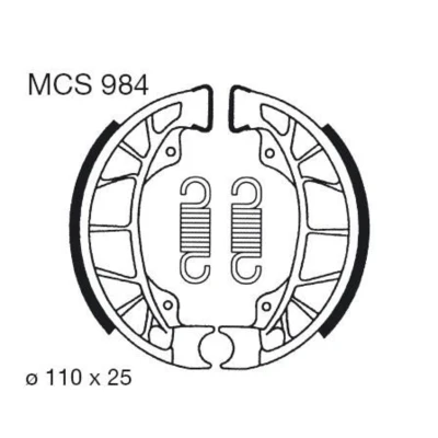 Afbeelding van TRW Remschoen set MCS984