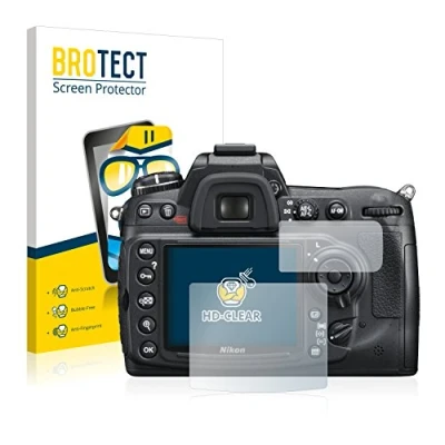 Afbeelding van BROTECT Screenprotector voor Nikon D300S Folie Beschermfolie transparant (2 Stuks)