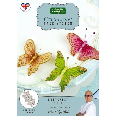 Afbeelding van Katy Sue Mold Cake System Vlinders