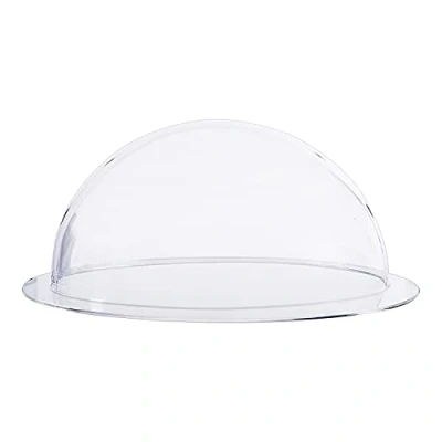 Afbeelding van HMF 46735 Halve bol van acryl met rand, doe het zelf acrylkap, 35 cm, transparant