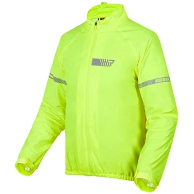 Afbeelding van REBELHORN Ocean Regenjas voor motorfiets, gelamineerd membraan, reflecterende elementen, winddicht, ademend, waterdicht
