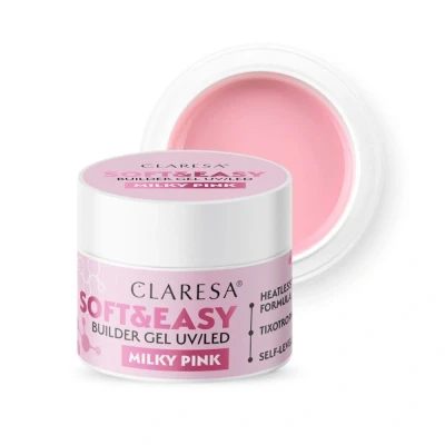 Afbeelding van Claresa Baugel Soft&amp;Easy Gel melkachtig roze 45g