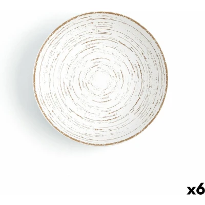 Afbeelding van Diep bord Ariane Tornado Keramisch Tweekleurig (Ø 21 cm) (6 Stuks)