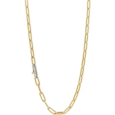 Afbeelding van TI SENTO Milano 3947SY Ketting zilver en goudkleurig 48 cm