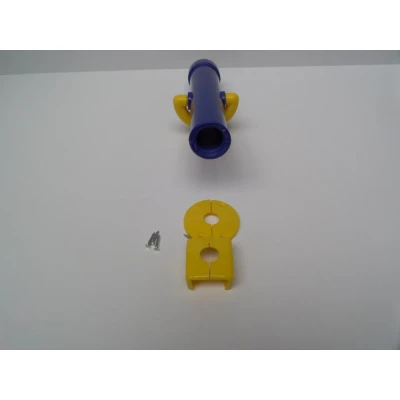 Afbeelding van Telescoop in kunststof lengte 310 mm incl. schroeven blauw Hermic