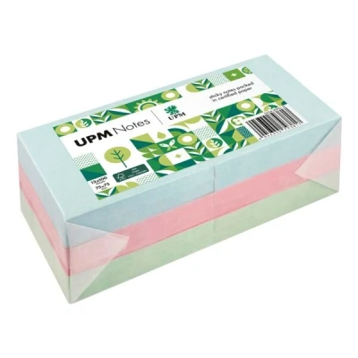 Afbeelding van UPM notes 75x75mm pastel assorti pak 12x 100 vel IN 5654 20PG12