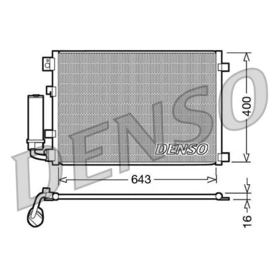 Afbeelding van Denso Airco condensor DCN46002