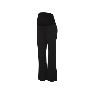 Afbeelding van MAMALICIOUS high waist regular fit broek MLLAILA zwart