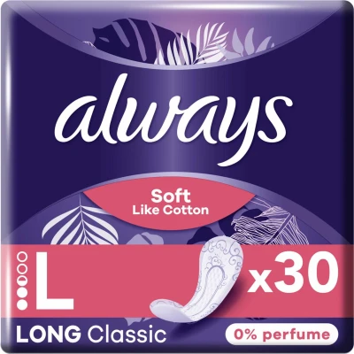 Afbeelding van Always Dailies Large Classic Soft Like Cotton Inlegkruisjes x30st