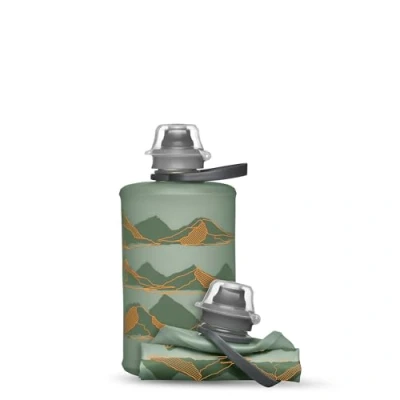 Afbeelding van HydraPak Stow Opvouwbare Backpacken Waterfles (350ml) BPA vrij, ultralicht, morsbestendig Twist Cap MTN Sutro Green