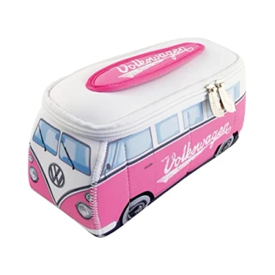 Afbeelding van Brisa Toilettas Volkswagen T1 Bus Small Roze 8x23x11cm Nice thingZ