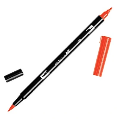 Afbeelding van Tombow ABT dubbele brushpen warm red 885