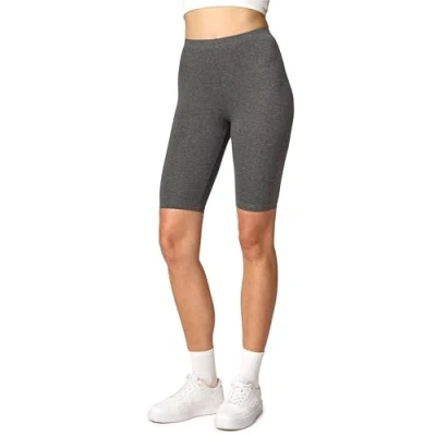 Afbeelding van Merry Style MS MS10 145 LE Dames Leggings Sport Vrijetijdsbroek Kort Viscose Sporbroek Yogabroek Donker Gemêleerd XL
