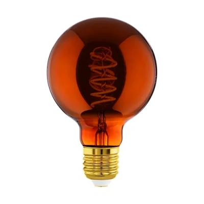 Afbeelding van EGLO LED Lamp E27 13,7 cm Koper 2000K Dimbaar
