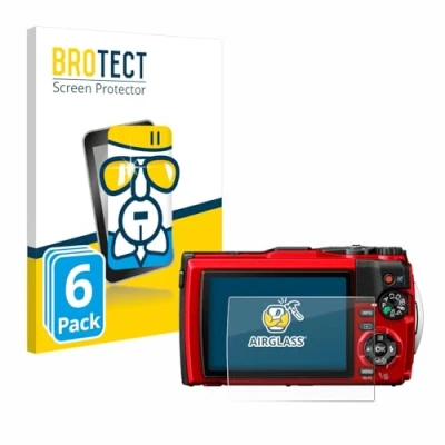 Afbeelding van BROTECT Screenprotector voor Olympus Tough TG 6 Folie Beschermfolie Beschermglas transparant (6 Stuks)