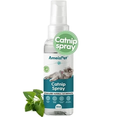 Afbeelding van AmeizPet Catnip Spray voor Katten, Krabspray, Transparante Gedrags en Kittenspray, 50 ml (1.6 oz)