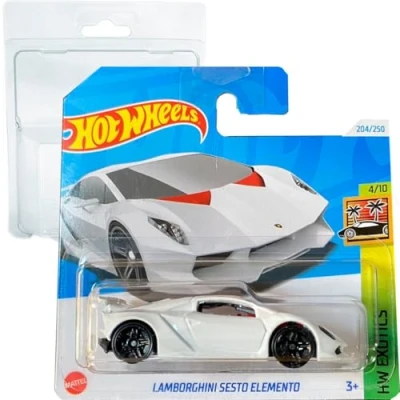 Afbeelding van Hot Wheels Lamborghini Sesto Element HW Exotics 4/10 (204/250), HTC23 2024 + kortkaartbescherming Frikimonkey