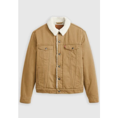 Afbeelding van LEVI&#039;S ® Tussenjas &#039;Type III Sherpa Trucker Jacket&#039; lichtbruin
