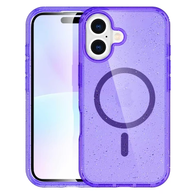 Afbeelding van Apple iPhone 17 MagSafe Hoesje Kunststof imoshion Hardcase/Backcover Paars Telefoonhoesje