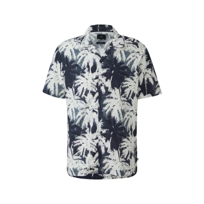Afbeelding van QS Overhemd, Heren, Maat: XS, Tiefblau