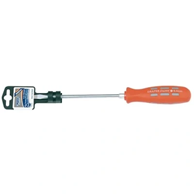 Afbeelding van Draper 55487 Expert Plain Slot Flared Tip Mechanics Schroevendraaier, 6mm x 150mm, Blauw